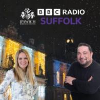 Christmas Lights at the Town Hall with BBC Radio Suffolk presenters Wayne Bavin and Sarah Lilley