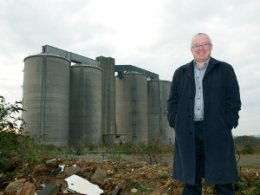 Councillor Ellesmere at former sugar beet site