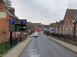 Dynamic digital road signs being installed to make finding a parking space easier