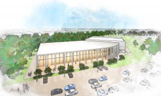 New Gainsborough Sports Centre Sketch
