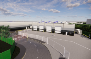 Image shows architects impression of the New Way depot