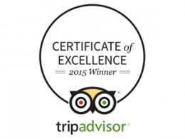 Trip Advisor certificate of excellence logo