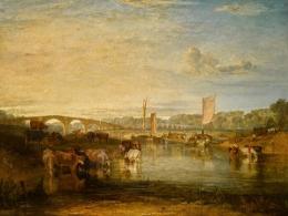 'Walton Bridges' JMW Turner oil on canvas