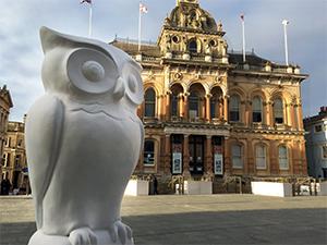 First Big Hoot swoops into Ipswich ahead of the Big Hoot 2022 - CREDIT St Elizabeth Hospice