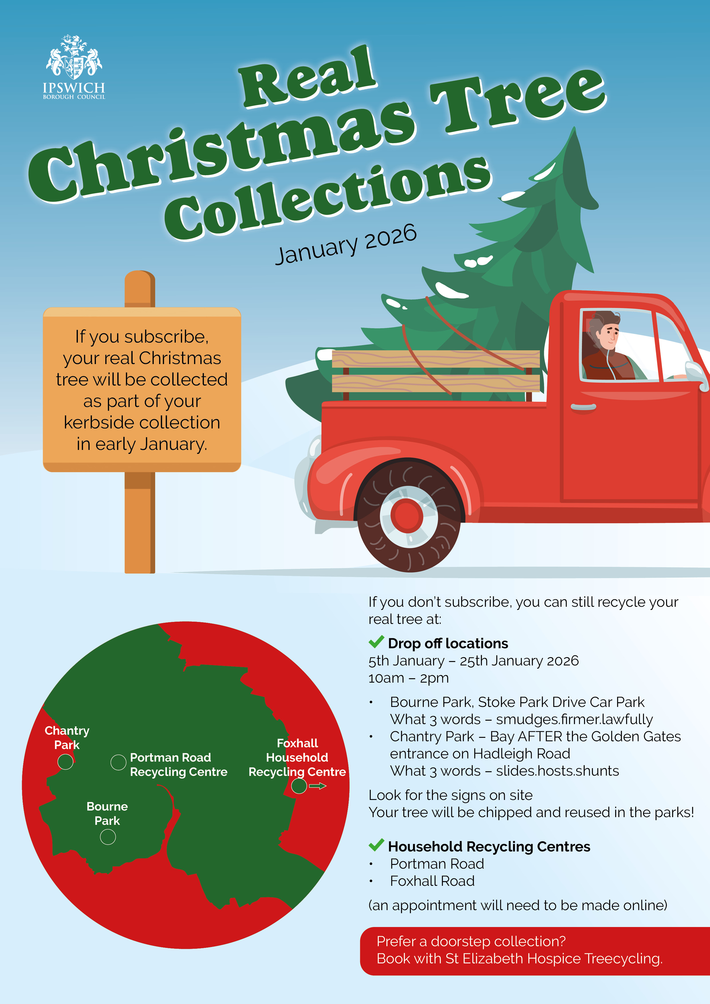 Christmas tree collection poster