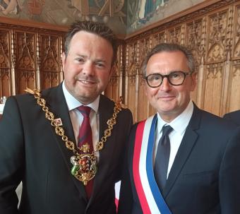 Ipswich and Arras Mayors