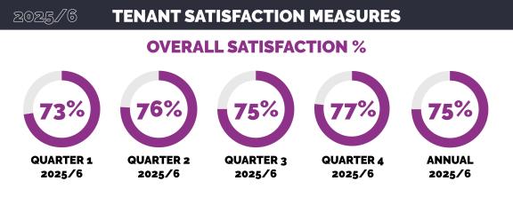 TSM Overall Satisfaction annual result
