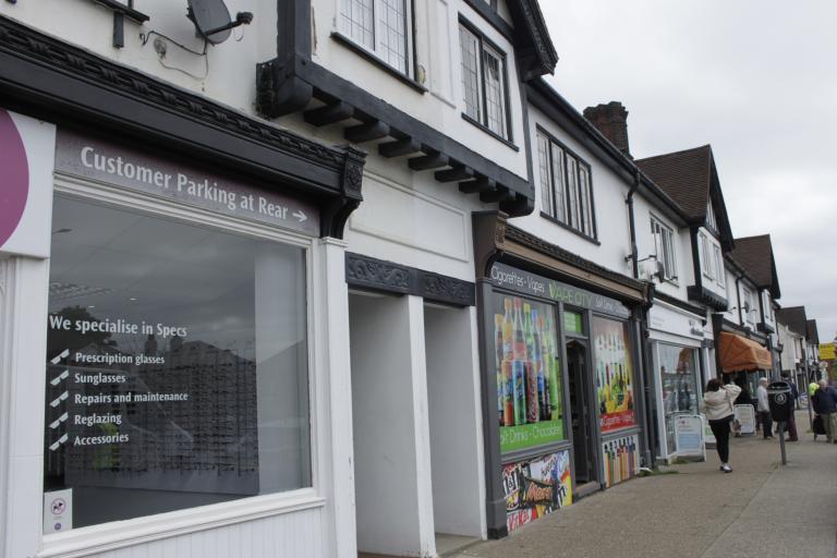 Woodbridge Road East shopping parade