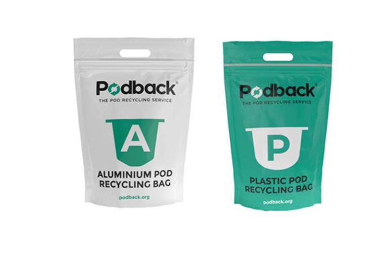 Podback drop off recycling bags