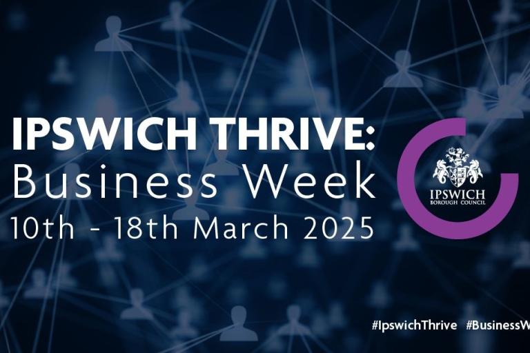 Logo for Ipswich Thrive Business Week 10 to 18 March 2025