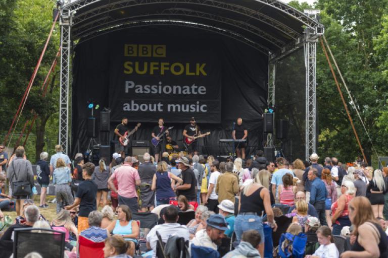 Crowd at Ipswich Music Day