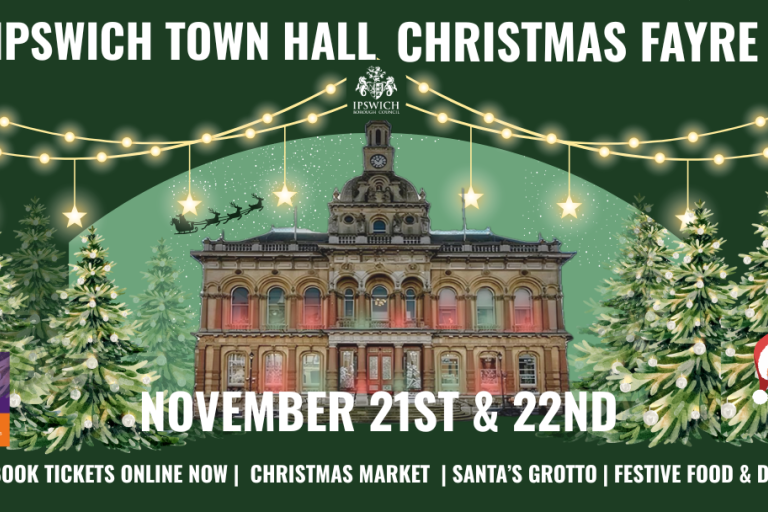 Poster for Ipswich Christmas Fayre