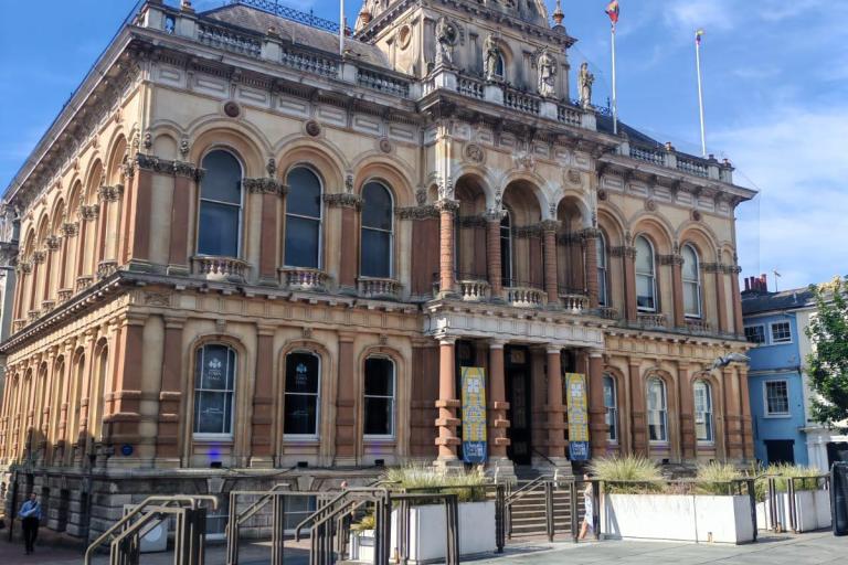 Exterior of the Town Hall, Ipswich, Suffolk