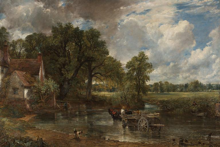 Hay Wain painting by John Constable