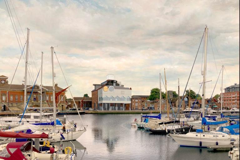 New public space on Ipswich Waterfront celebrating clay