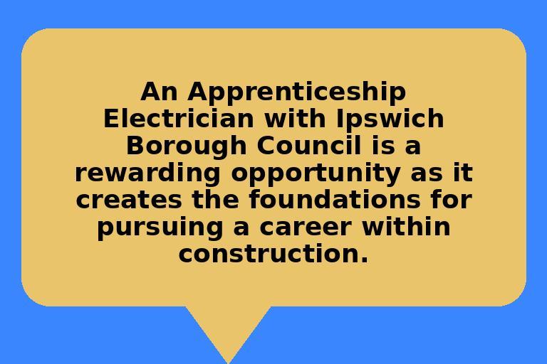 A speech bubble shape showing a quote from an apprentice at IBC