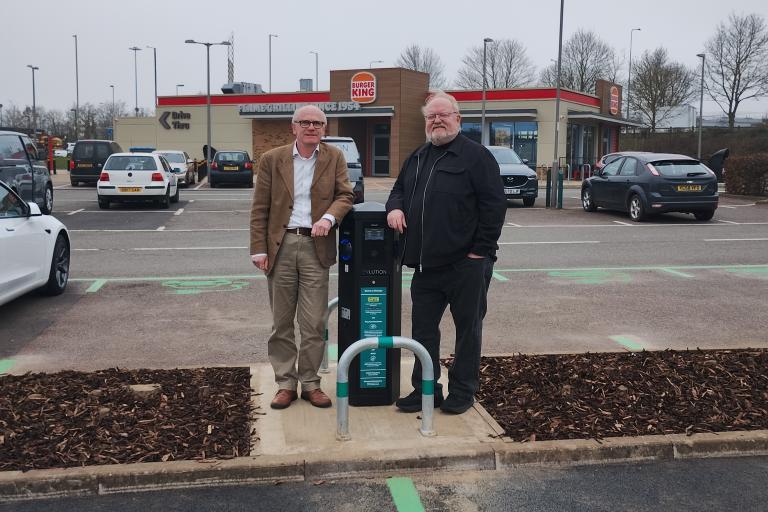 Councillor Neil MacDonald, Leader of Ipswich Borough Council and Colin Kreidewolf, Chair of Ipswich Borough Assets