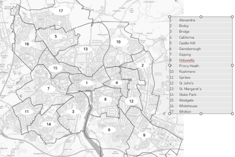 Ipswich Town Council Ward Proposal