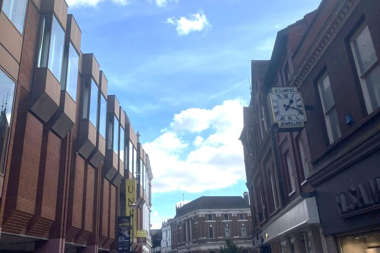 Buildings in Ipswich town centre