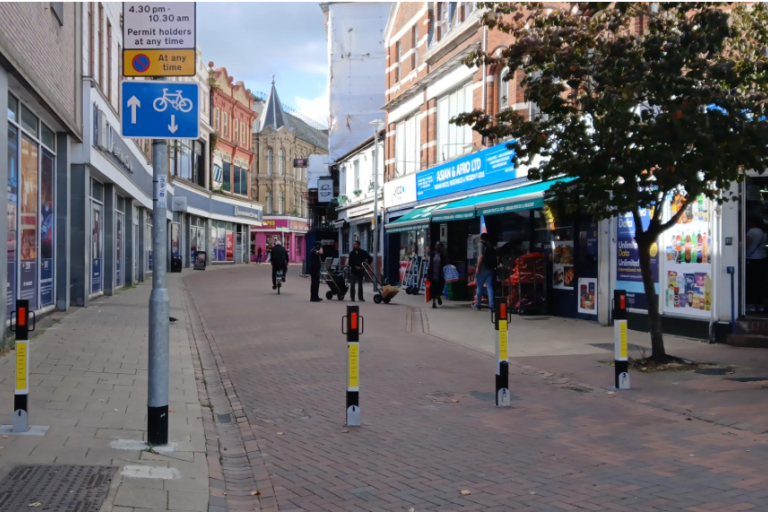 Town centre bollards