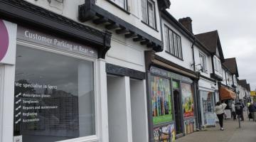 Woodbridge Road East shopping parade