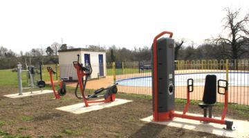 The new fitness space in Bourne Park