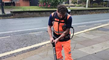 Chewing gum removal in Ipswich