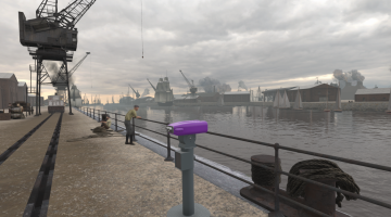 A virtual view of Ipswich waterfront as it might have looked in the 1890s