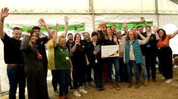 Members of staff representing the Suffolk Waste Partnership at the Suffolk Show