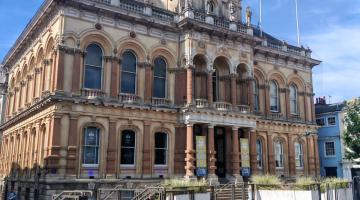 Exterior of the Town Hall, Ipswich, Suffolk