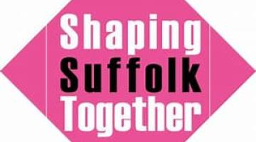 Shaping Suffolk Together Three Councils for Suffolk logo