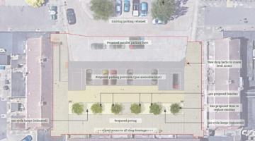 Plans of improved access parking area