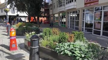 New planters on Wolsley Square to make a greener Ipswich