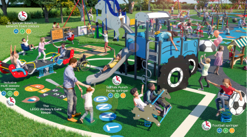 Alderman Road Recreation Ground design