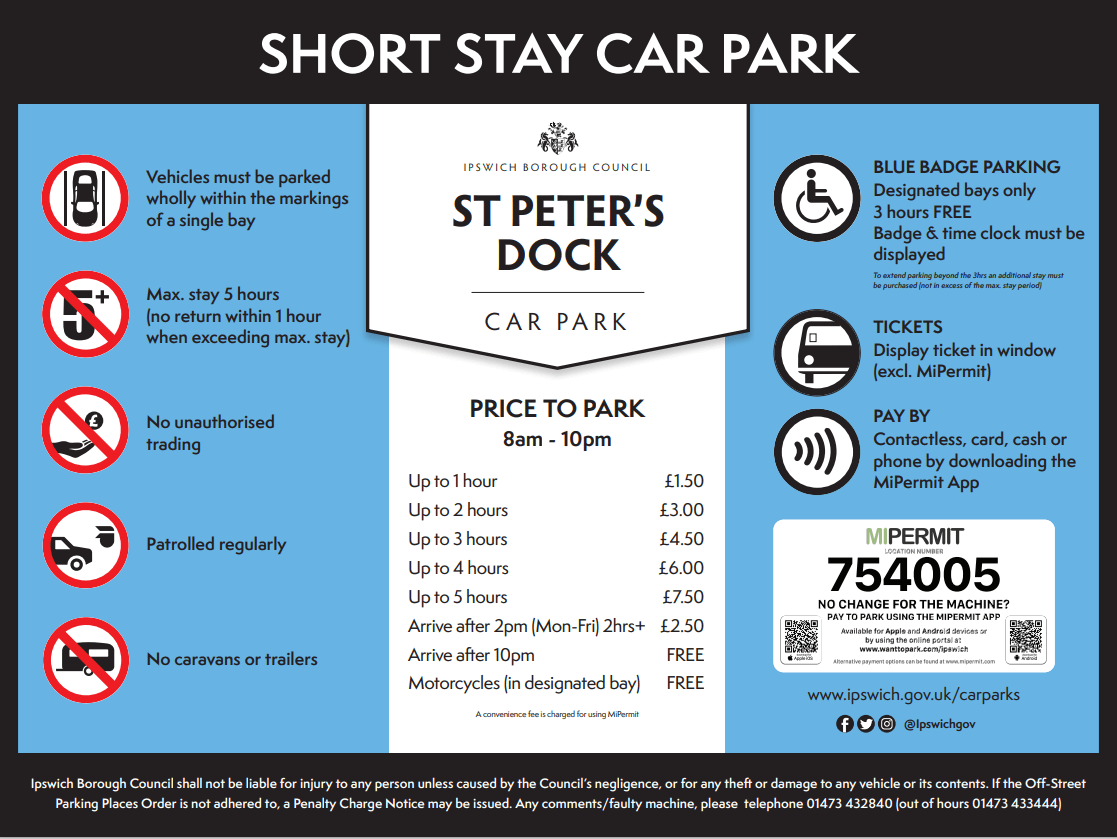 St Peter's Dock Tariff